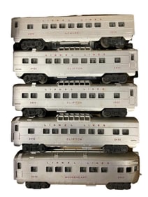 5 Lionel 2400 Series Passenger Cars