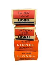 4 Nice Lionel EMPTY Boxes