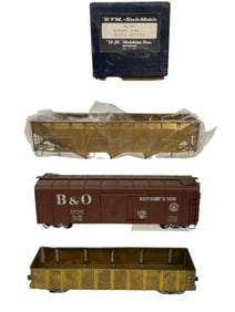 3 Brass O Scale Freight Cars