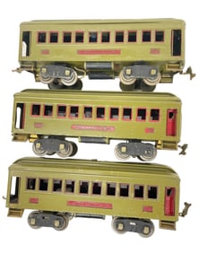 3 Lionel 337 Pullmans