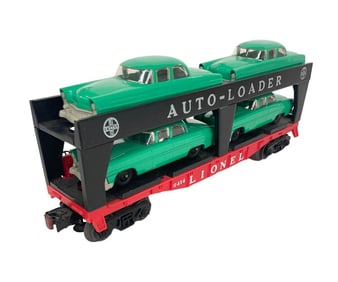 RARE Lionel 6414 Auto-Loader, Green Cars!