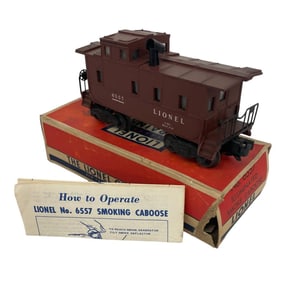 Boxed Lionel 6557 Smoke Caboose
