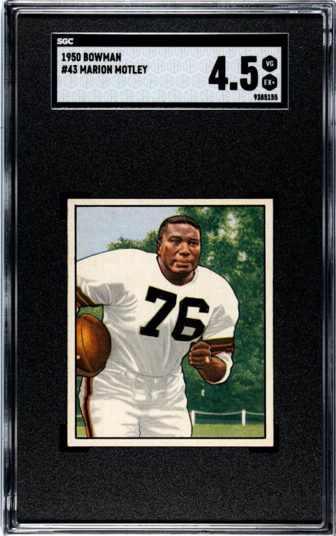 1950 Bowman #43 Marion Motley SGC 4.5 (1 of 2)