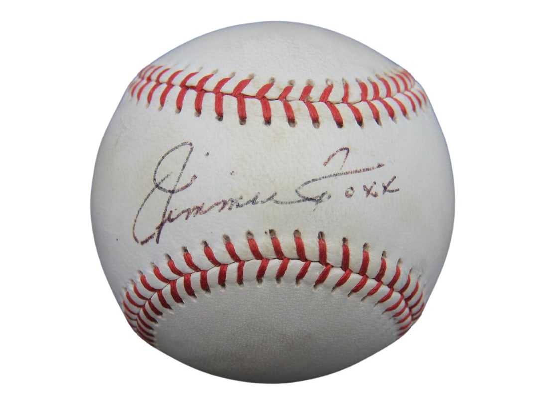 Jimmie Foxx Single Signed Baseball - PSA/DNA (1 of 6)