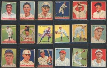 (137) 1933 Goudey Big League Baseball Cards
