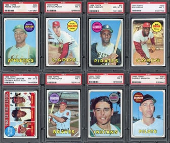 1969 Baseball Complete Set - Partial Graded