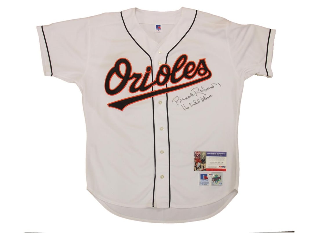Brooks Robinson Autographed Orioles Jersey - PSA (1 of 1)