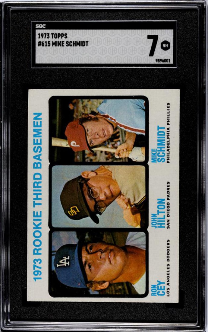 1973 Topps #615 Mike Schmidt SGC 7 Rookie Card (1 of 2)