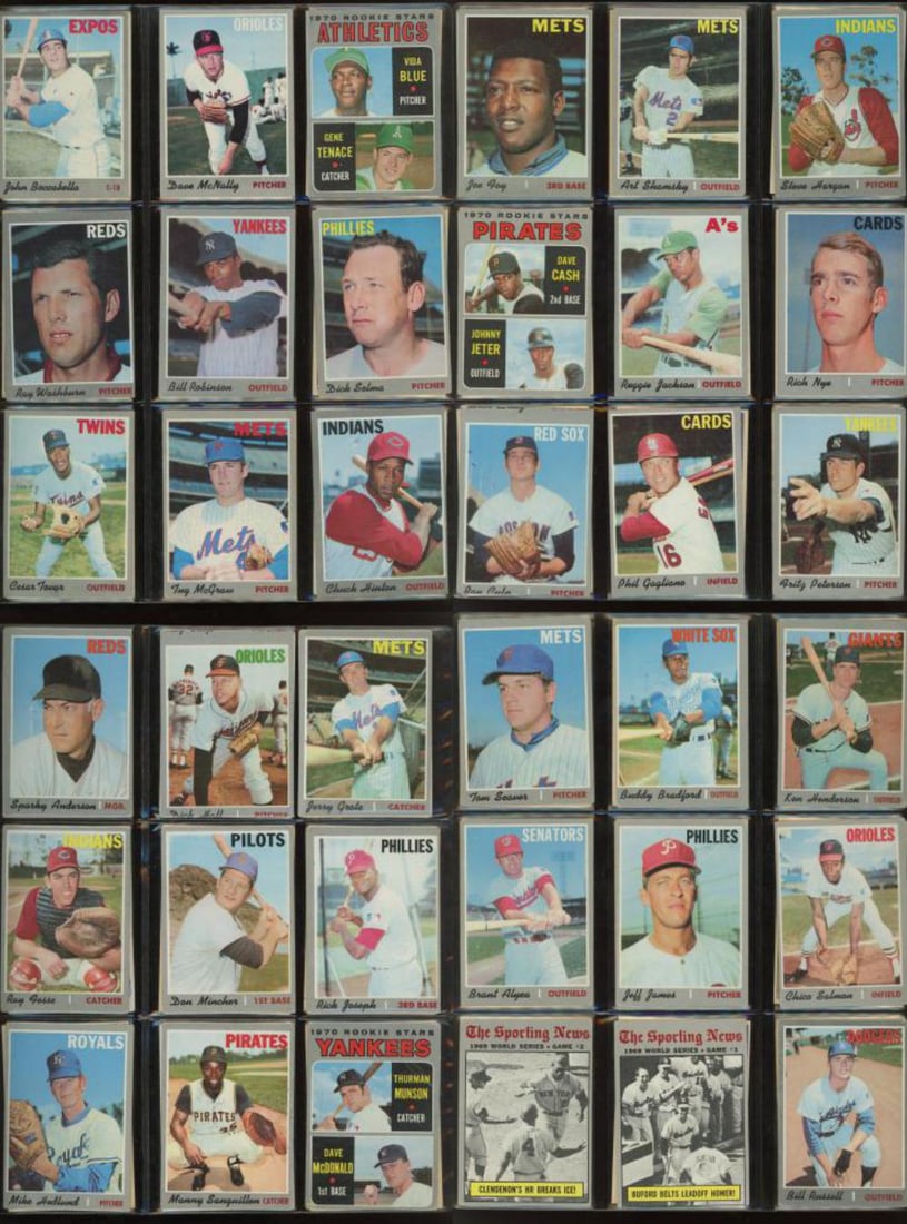 1970 Topps Baseball Card Complete Set (1 of 10)