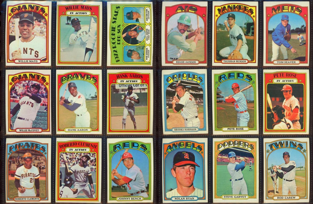 1972 Topps Baseball Card Complete Set (1 of 6)