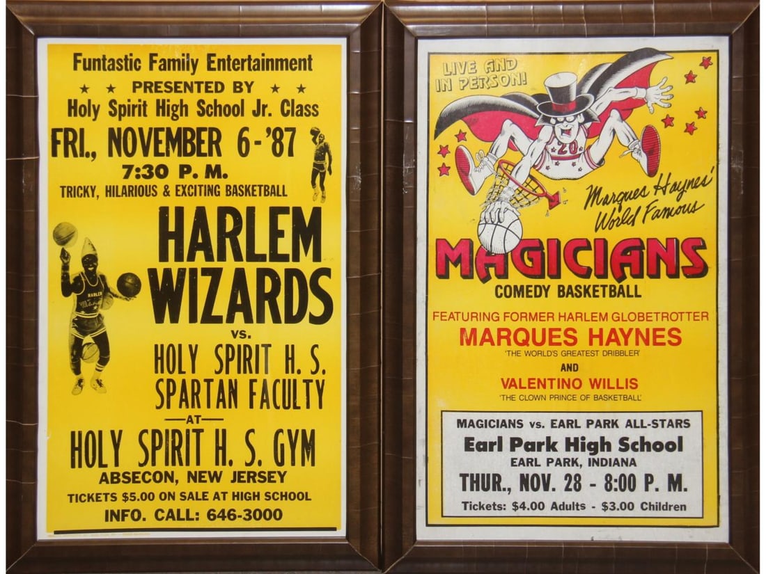Harlem Wizards & Magicians Basketball Broadsides (1 of 3)