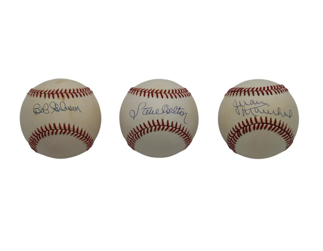 Lot of Three Single Signed Baseballs (1 of 1)