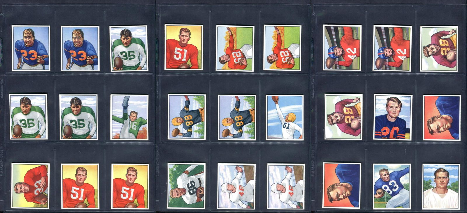 1950 Bowman Football Card Lot (1 of 19)