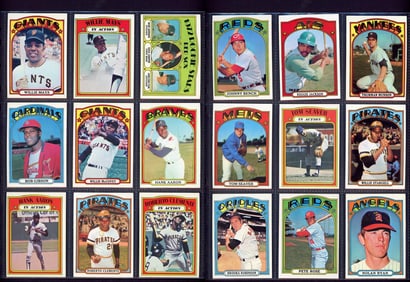 1972 Topps Baseball Complete Set