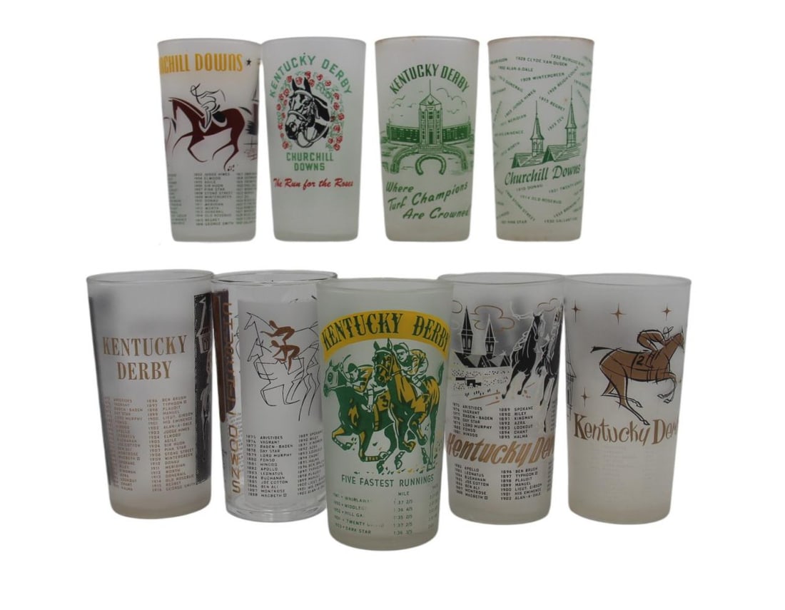 Kentucky Derby Glass Lot (1 of 2)