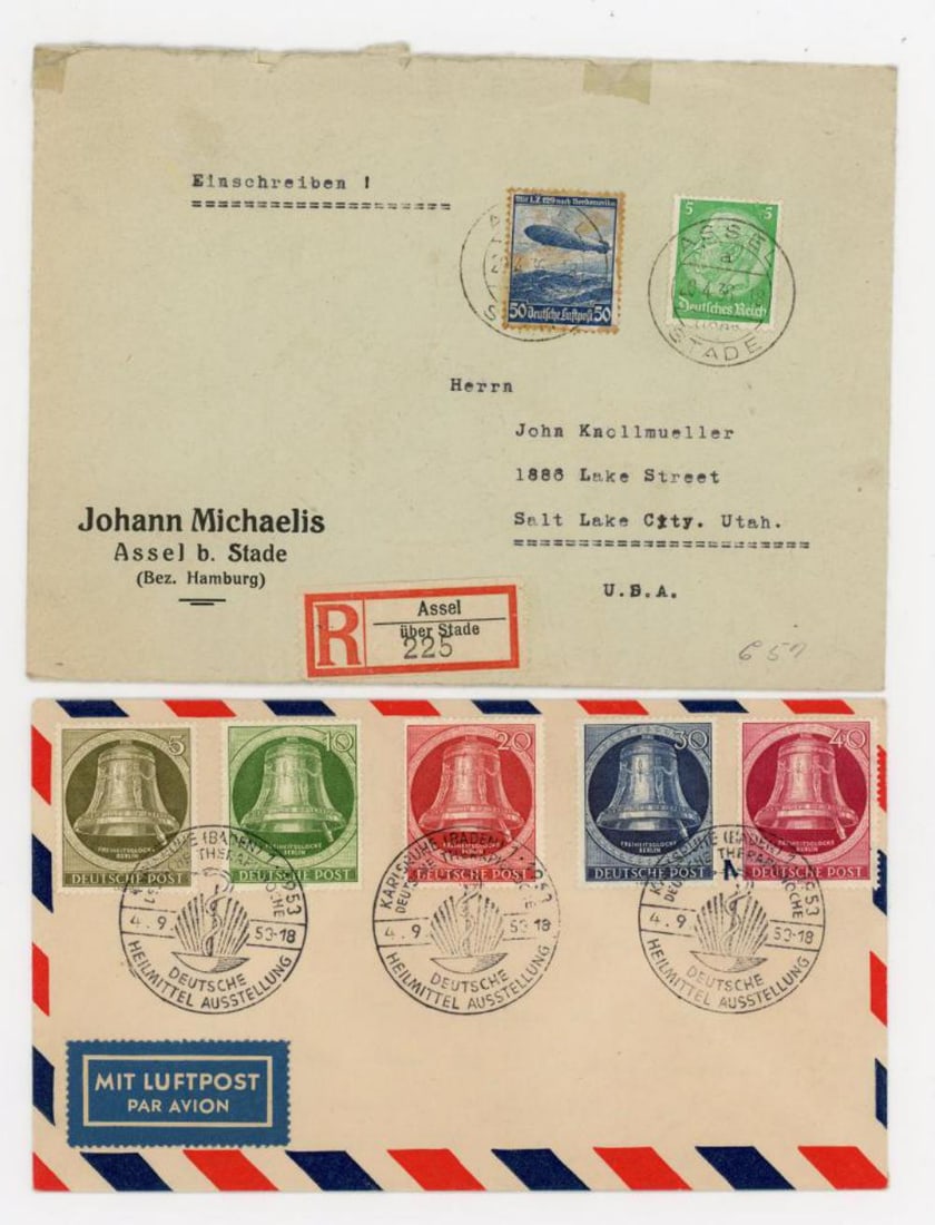 Lot of German Covers. Higher Values (1 of 11)