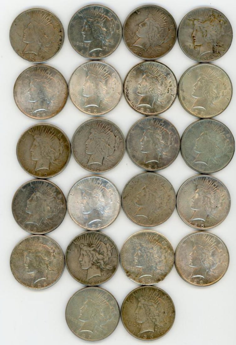 (22) Peace Dollars (1 of 2)