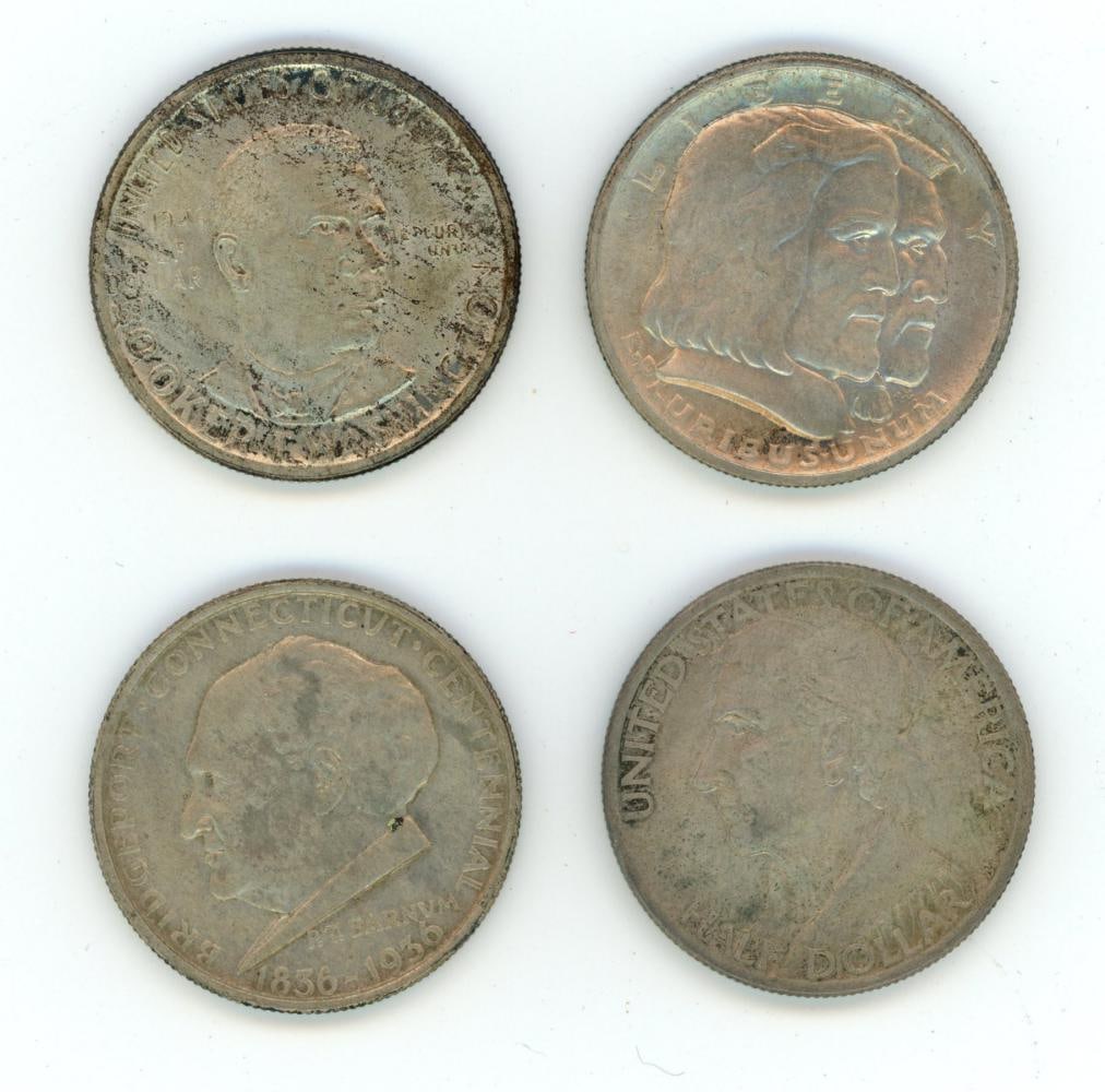 (4) Commemorative Half Dollars (1 of 2)