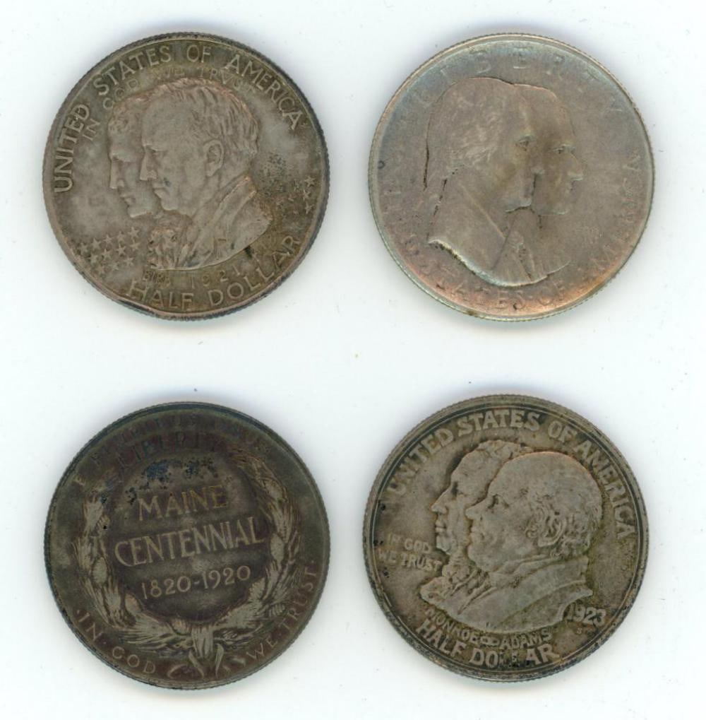 (4) Commemorative Half Dollars (1 of 2)