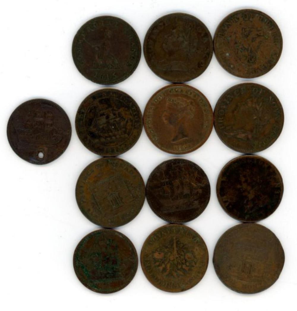 Collection of Canadian Bank and Commerce Tokens (1 of 2)