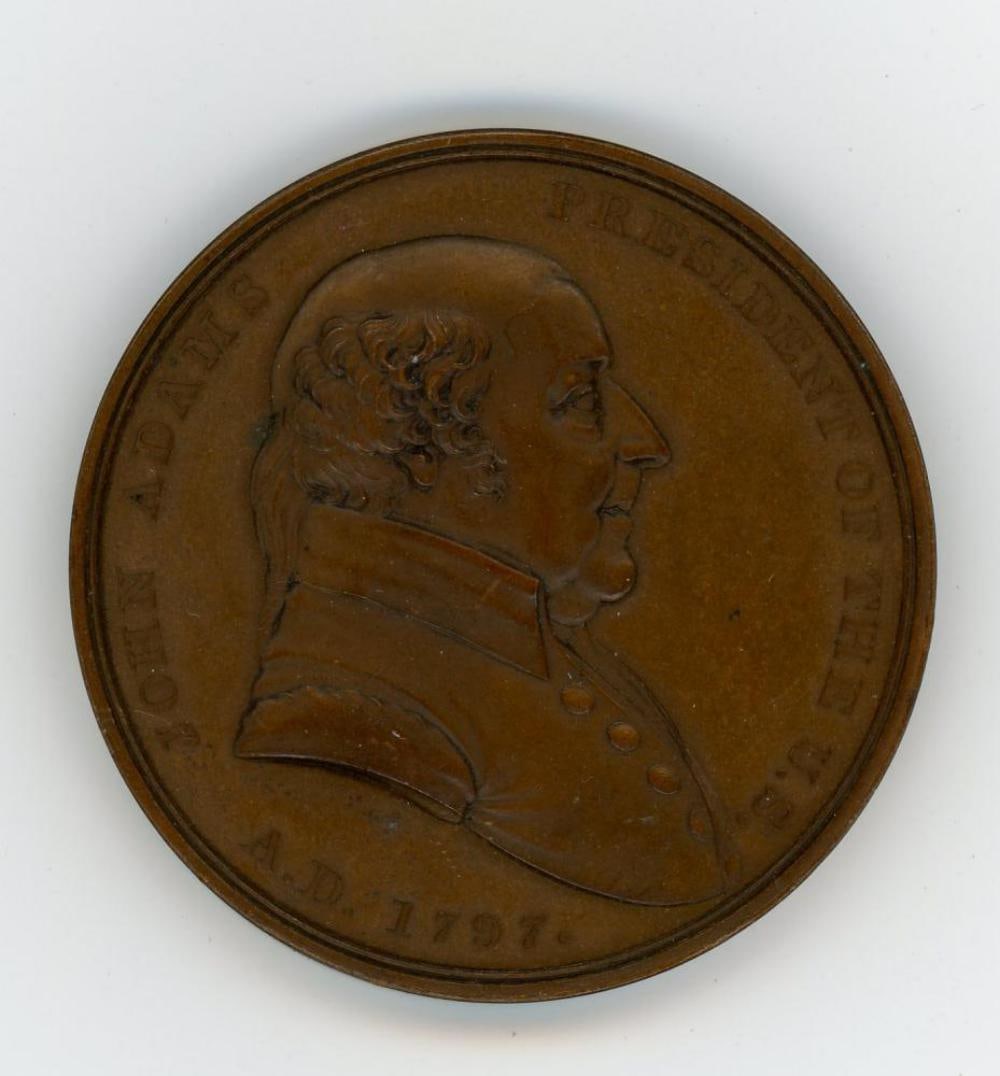 John Adams Indian Peace Medal (1 of 2)