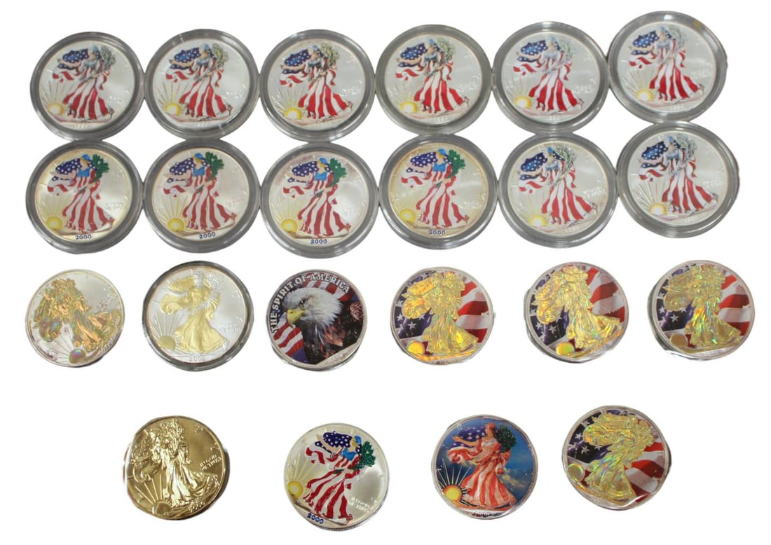 (22) American Silver Eagles (1 of 2)