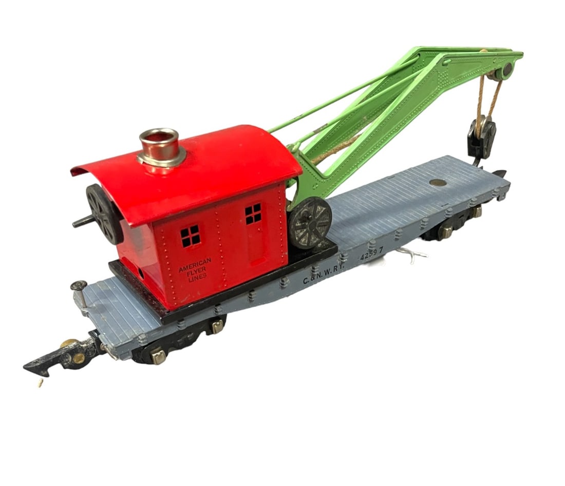 Scarce 1948 American Flyer 635 Crane (1 of 4)