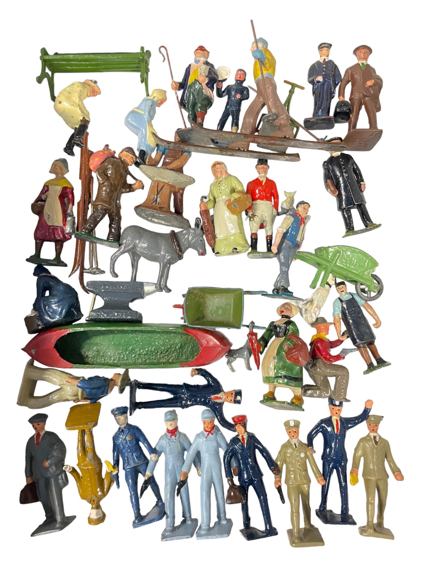 40pc Vintage Lead Figure Group (1 of 5)