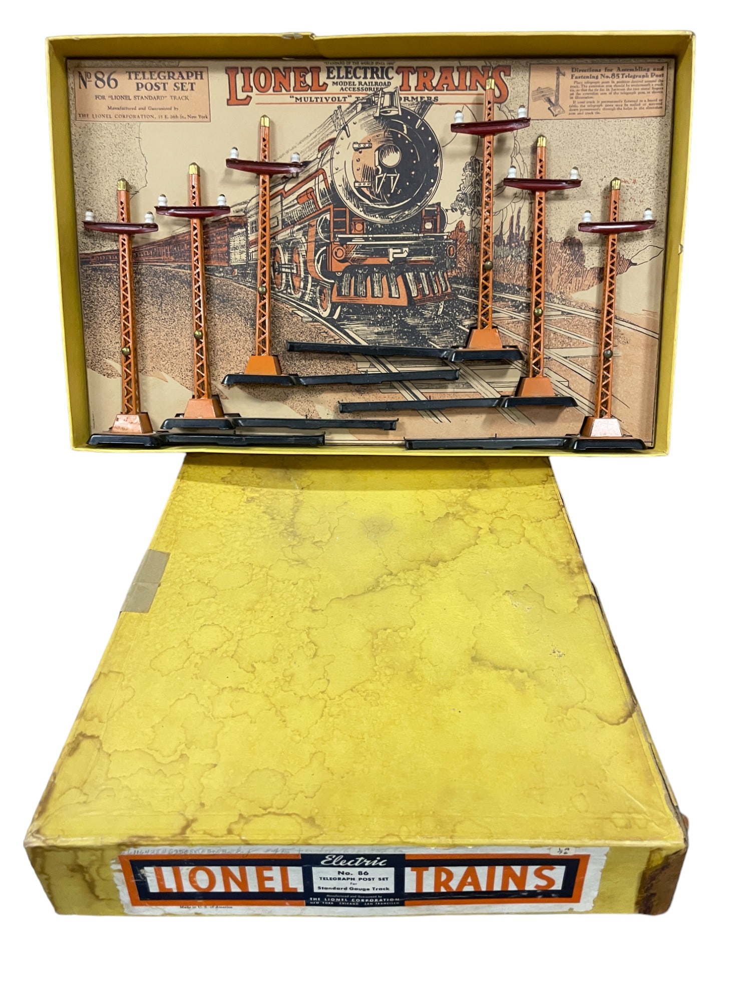 Nice Boxed Lionel 86 Telegraph Poles (1 of 5)