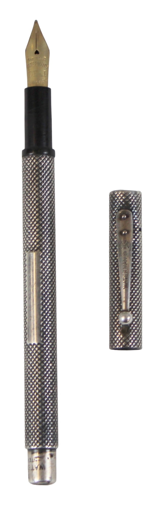 Waterman 404 Sterling Straight Cap Fountain Pen (1 of 4)