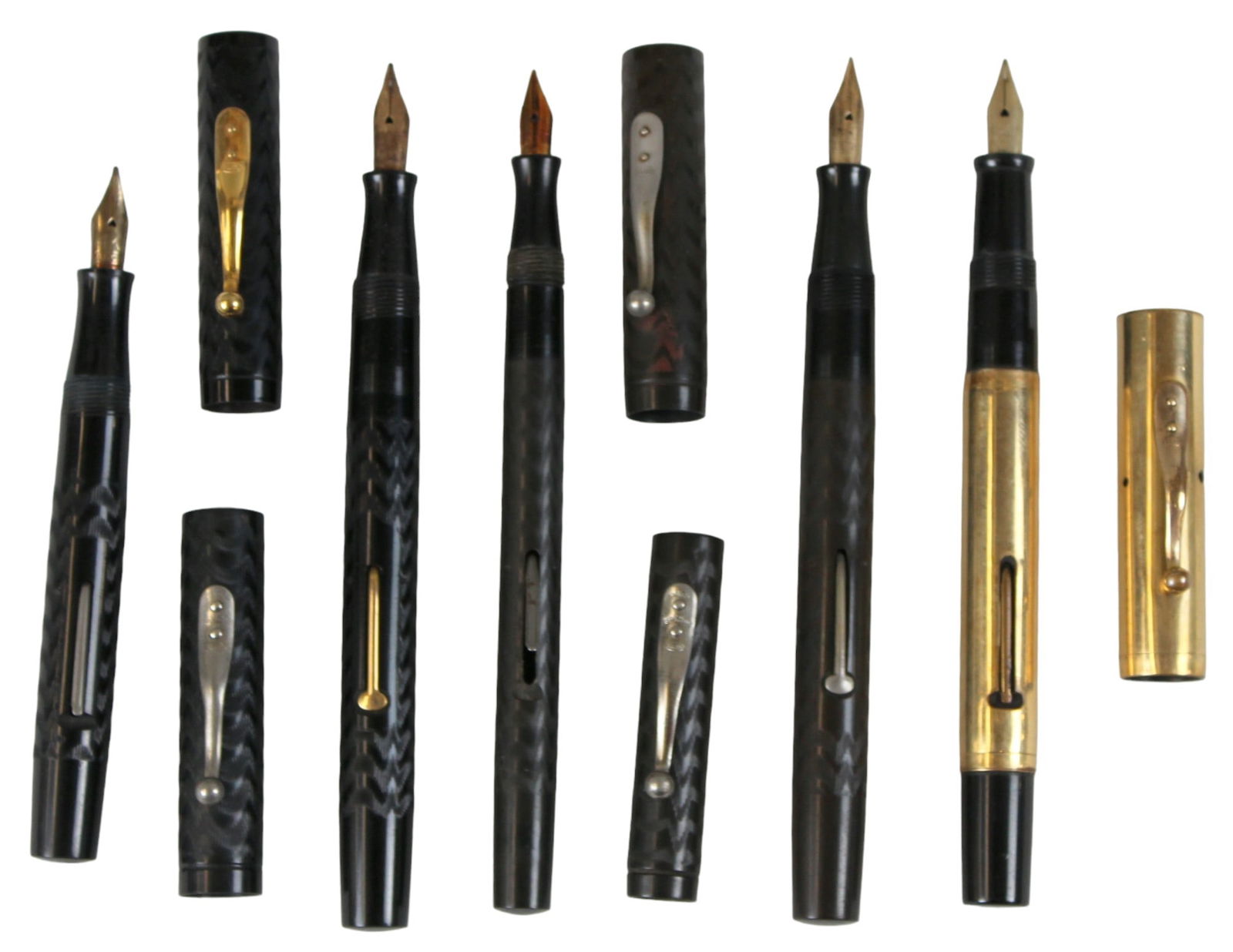 (5) Aiken Lambert Fountain Pens (1 of 3)