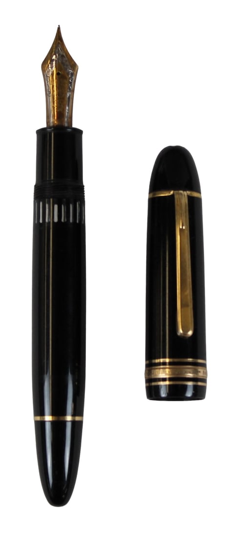 Montblanc Meisterstuck 149 Fountain Pen: Montblanc Meisterstuck 149 Fountain Pen with 18C tricolor nib. Unrestored.