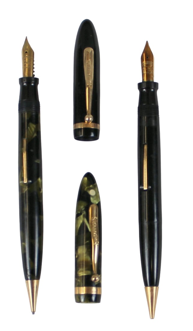 (2) Sheaffer Balance 5-30 Combo Fountain Pens (1 of 3)