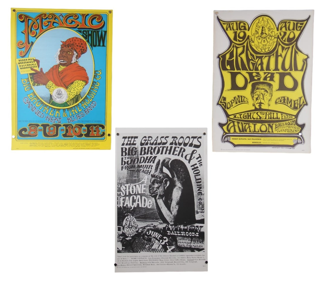 (3) Family Dog Avalon Ballroom Concert Posters (1 of 1)