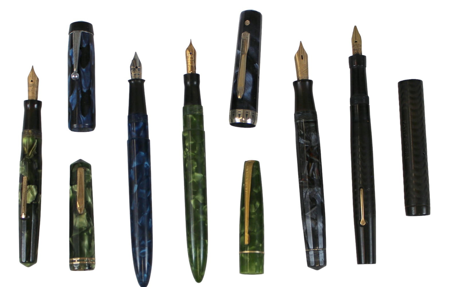 (5) Fountain Pens- Wahl Eversharp, Moore, Swan (1 of 3)