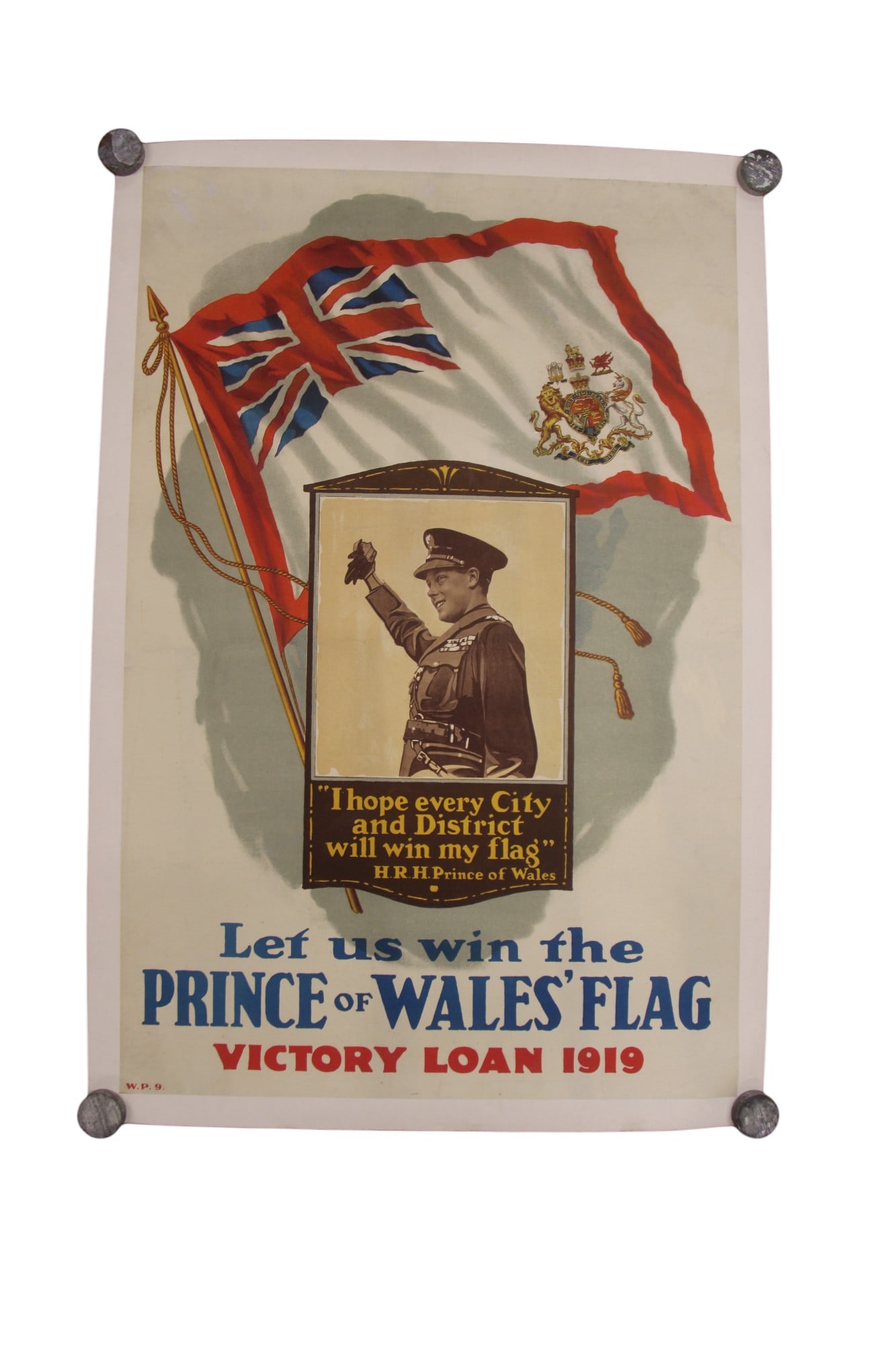 WWI Prince of Wales Flag Poster (1 of 1)