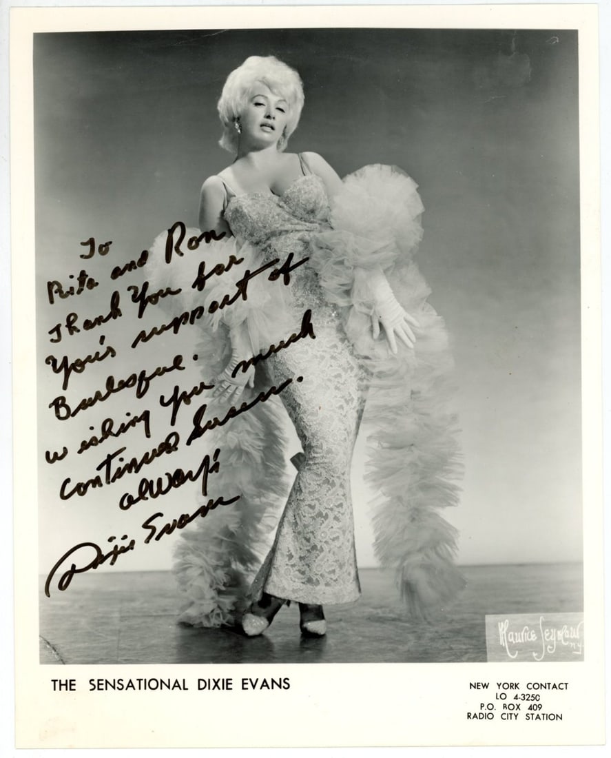 Approx. 120 Original Burlesque Photos, Some Signed (1 of 12)