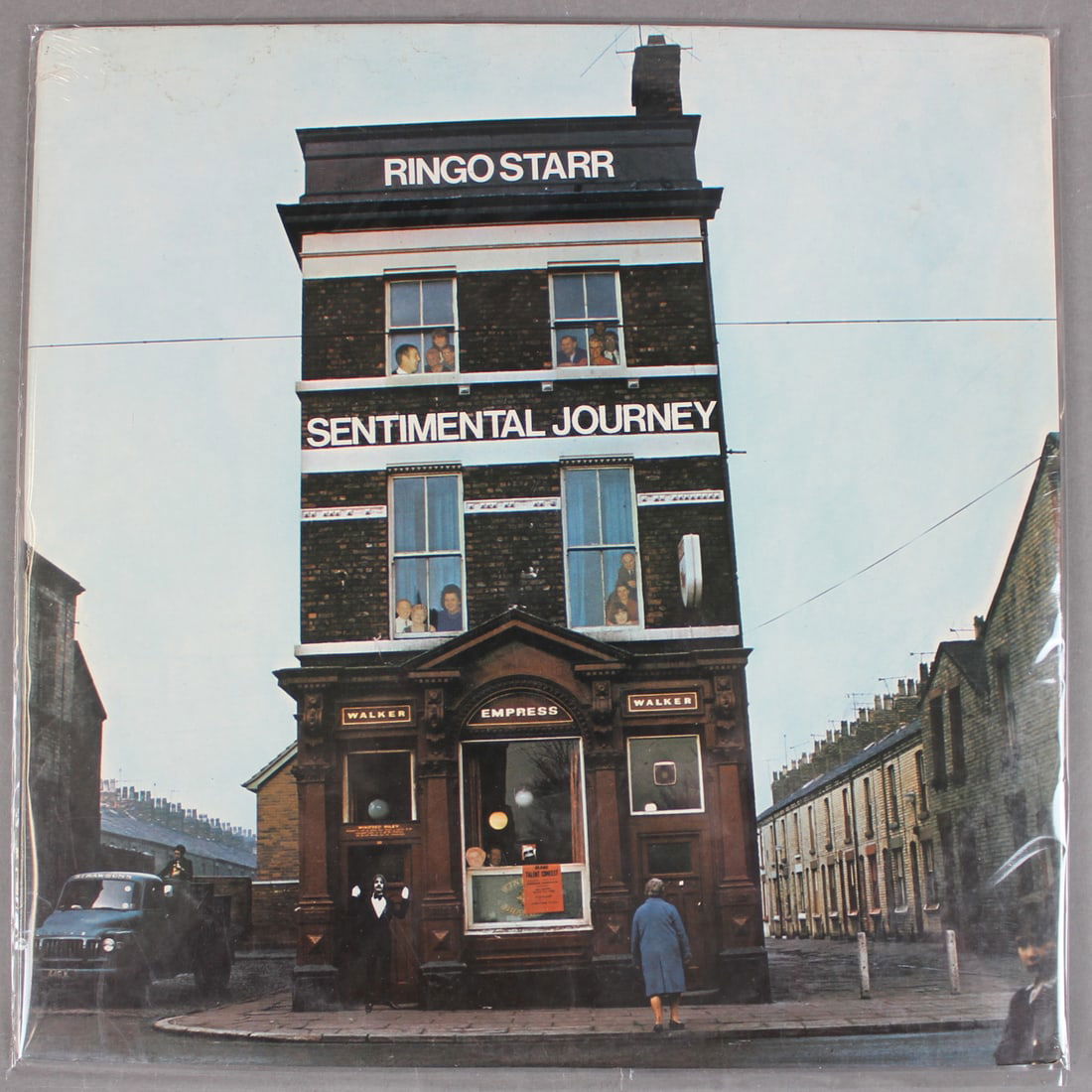 Ringo Starr Sentimental Journey Sealed LP, Apple: (1970, Apple SW 3365) Offered is a sealed copy of Ring Starr "Sentimental Journey". Light corner bumping to the cover/jacket, along with light edge wear.