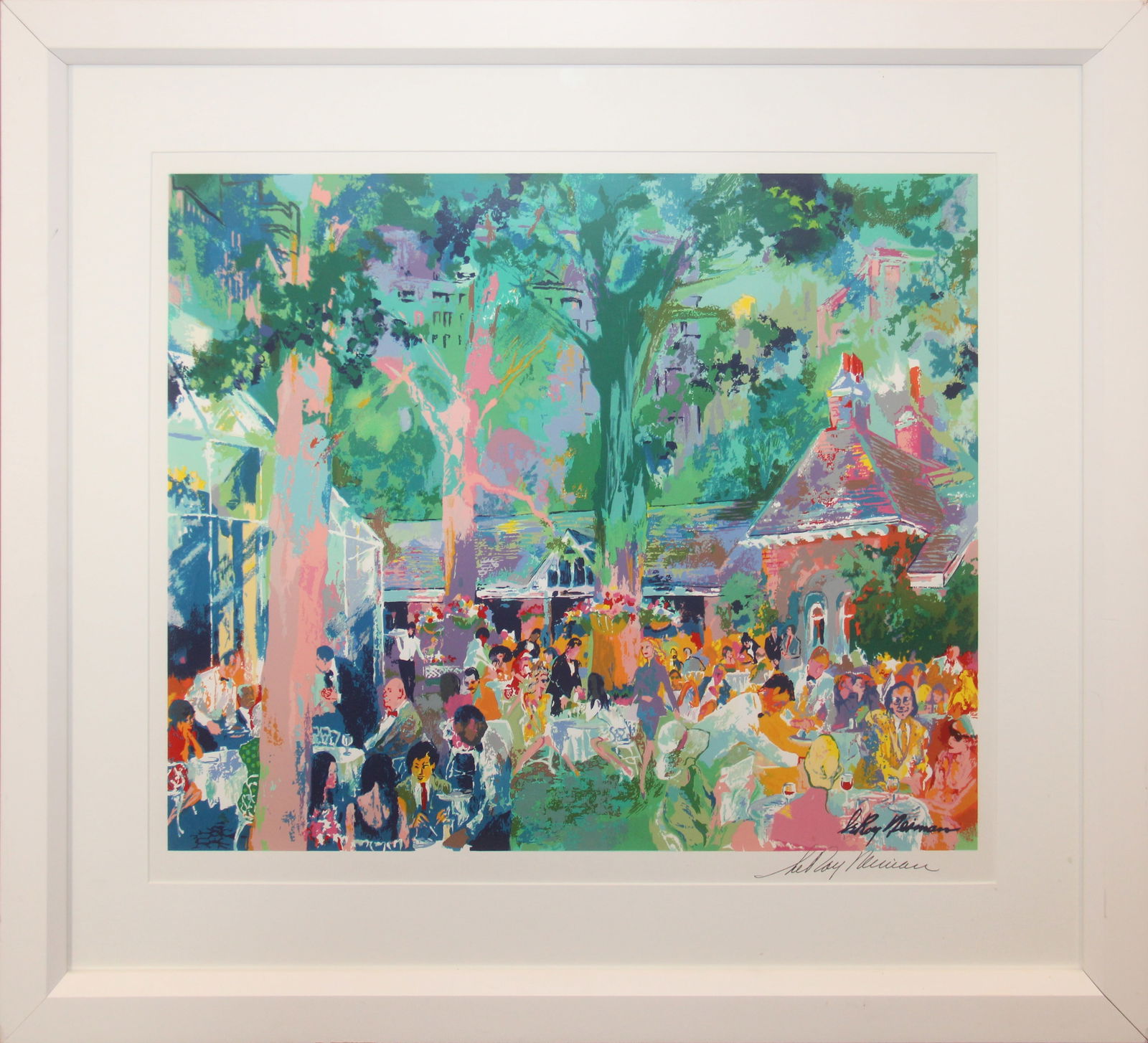 Signed LeRoy Neiman, Tavern on the Green Serigraph (1 of 3)