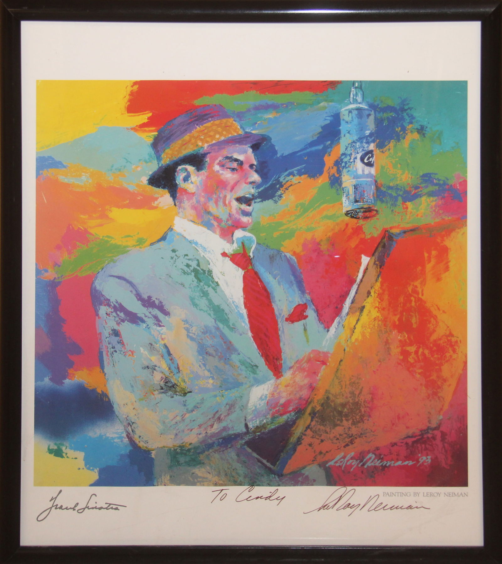 Signed LeRoy Neiman Frank Sinatra Print (1 of 2)