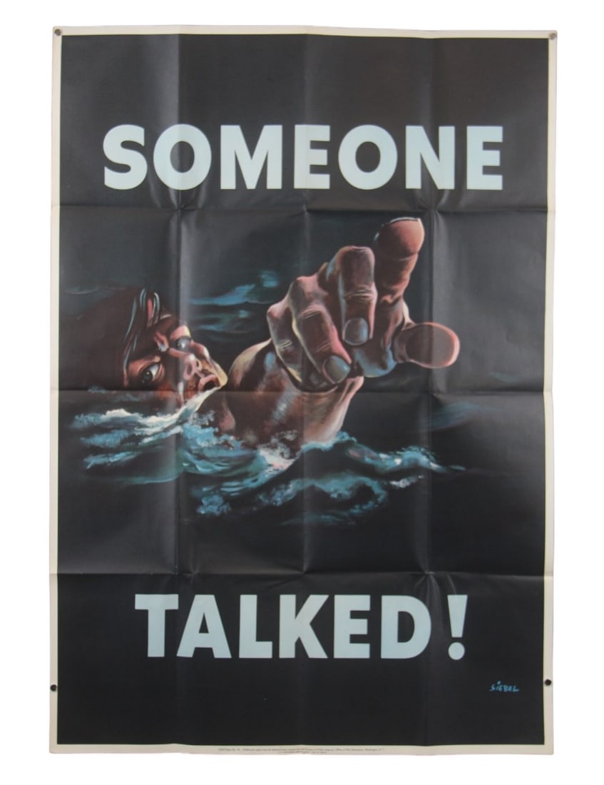 Someone Talked World War II Poster, Fritz Siebel (1 of 1)