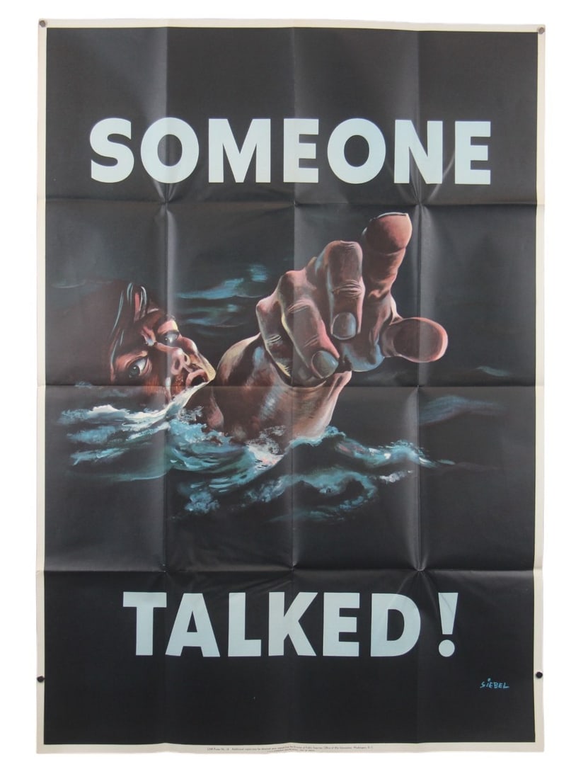 Someone Talked World War II Poster, Fritz Siebel (1 of 1)