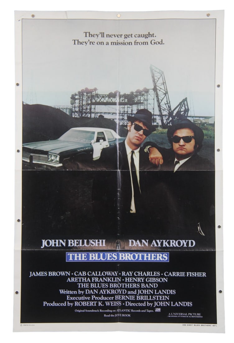 The Blues Brothers 1980 International One Sheet (1 of 1)
