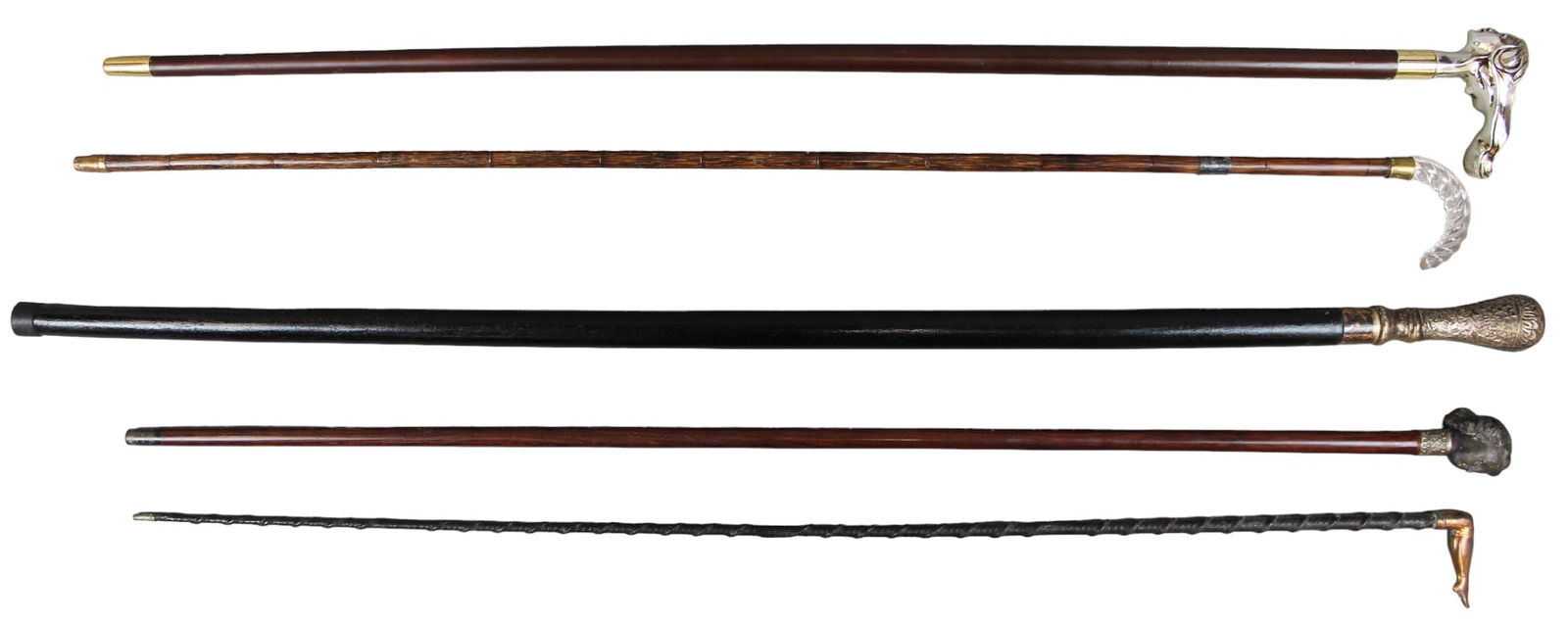 5 Figural Walking Canes (1 of 4)