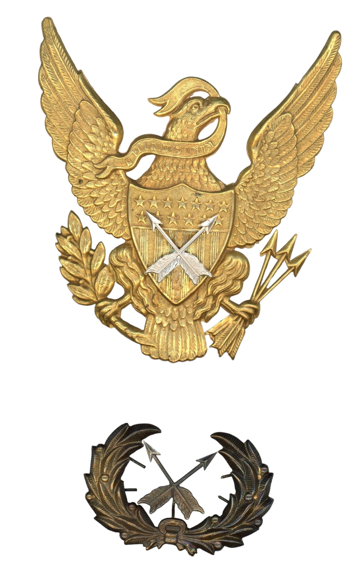 U.S. Indian Scout Hat Badge and Hat Insignia (1 of 2)