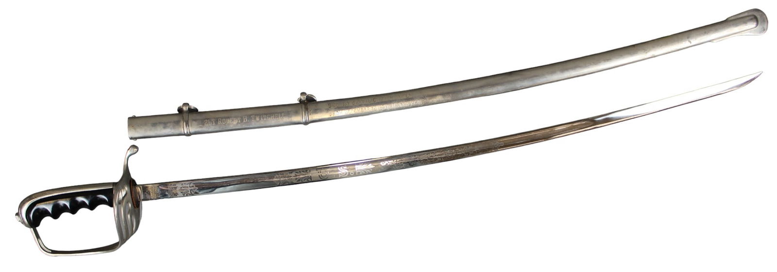 U.S, Army 2nd Lieutenant's Sword 37th Armor (1 of 6)