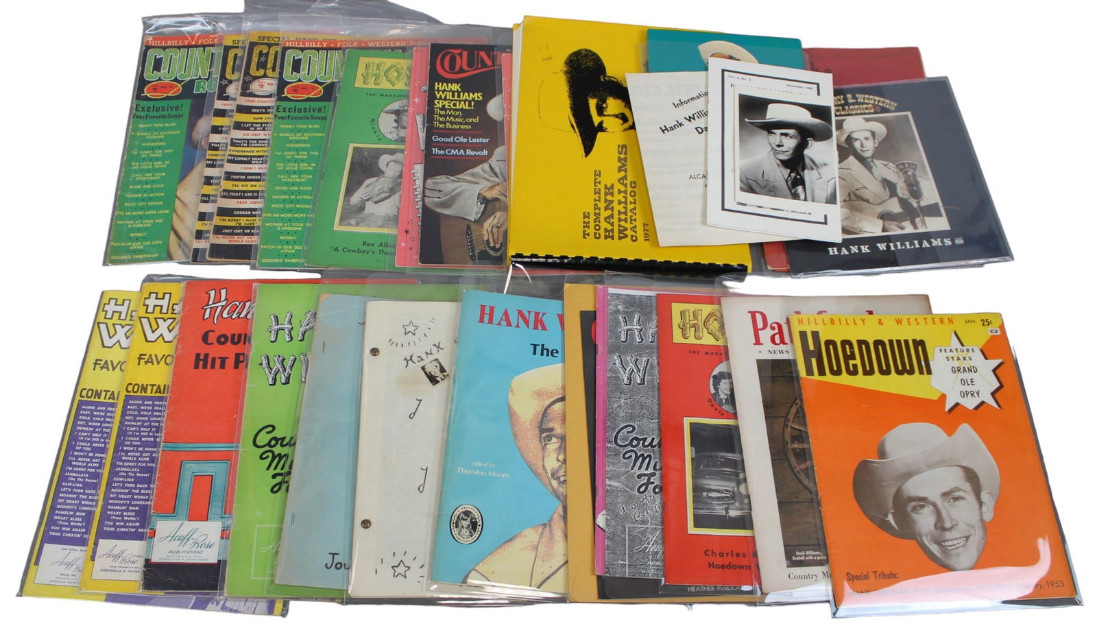 Country Western Hank Williams Paper Lot (1 of 7)