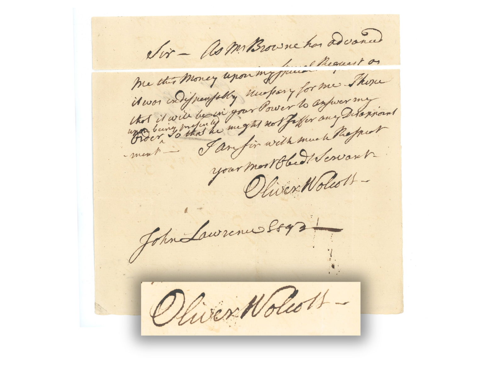 Oliver Wolcott Signed 1782 Pay Order (1 of 3)