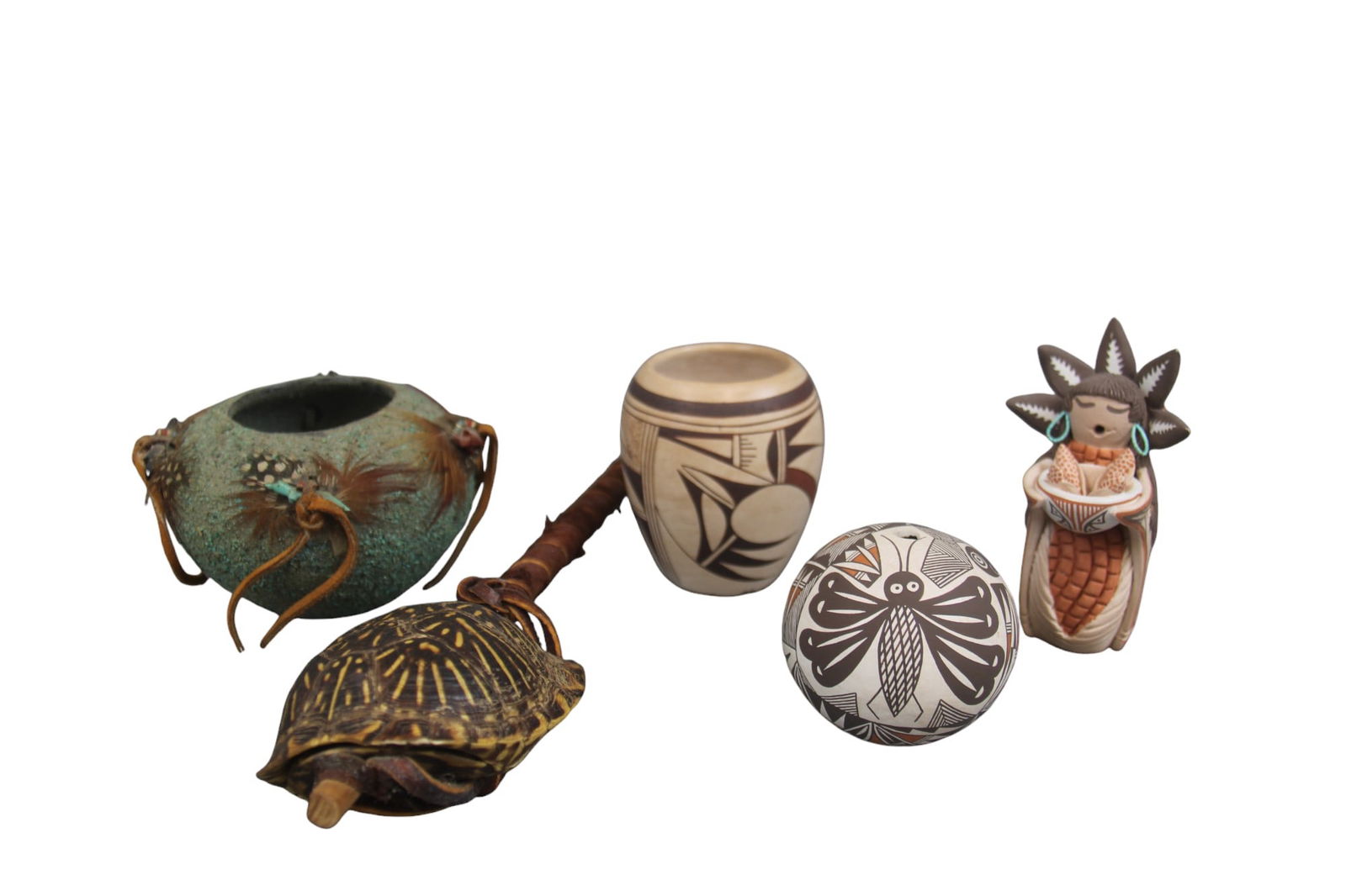 Lot of Five Native American Indian Pieces (1 of 3)