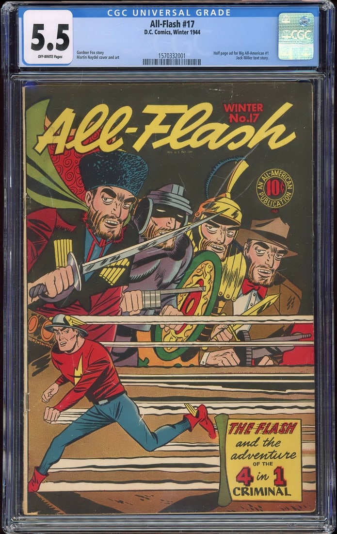 All-Flash # 17 Winter 1944 CGC 5.5 (1 of 2)